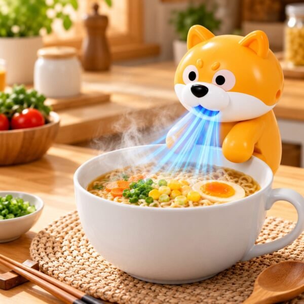 Cute Puppy Mini Cooling Fan – Portable Desktop Fan for Home & Office