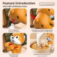 Cute Puppy Mini Cooling Fan – Portable Desktop Fan for Home & Office
