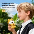 Cute Puppy Mini Cooling Fan – Portable Desktop Fan for Home & Office