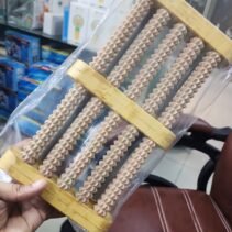 Wooden 5-Roller Foot Massager – Stress Relief Foot Massage Roller for Health & Relaxation