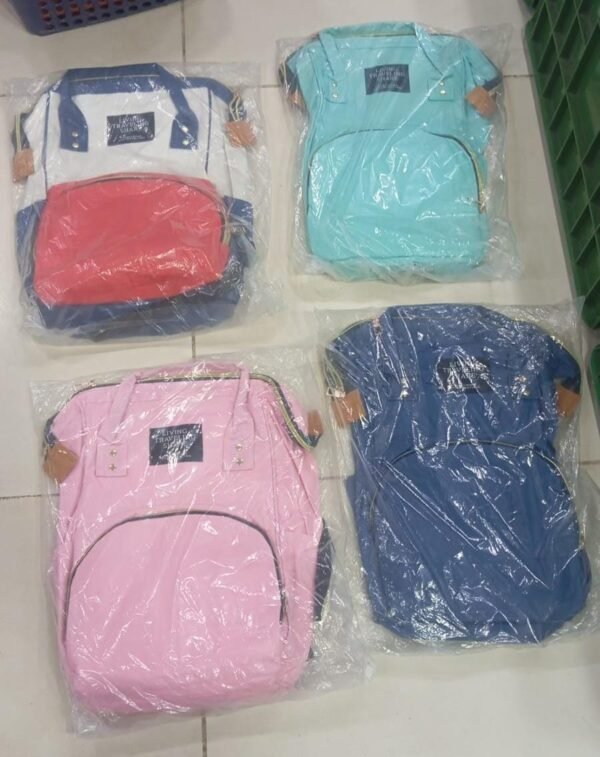 Expandable Mummy Backpack – Large Capacity Diaper Bag for Moms