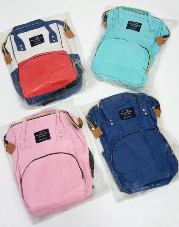 Expandable Mummy Backpack – Large Capacity Diaper Bag for Moms