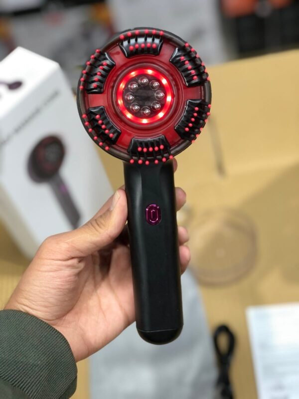 Rechargeable Scalp Massage Comb – Electric Head Massager for Relaxation & Healthy Hair