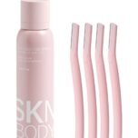 Hair Identifier Spray with 4 Razors – Facial Hair Removal Set for Smooth, Fuzz-Free Skin