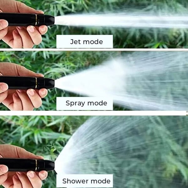 Plastic Body Black Nozzle - Cleans Effortlessly - Durable Design