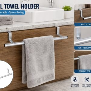 Metal Towel Holder - Durable Design