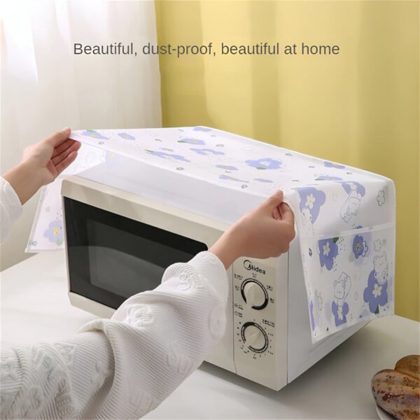 Microwave Oven Dust Cover with Side Pockets Premium quality