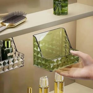 Small Crystal Makeup Shelf