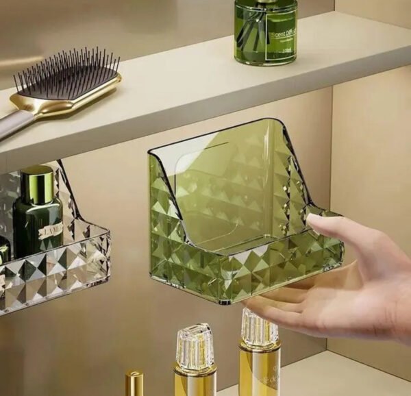 Small Crystal Makeup Shelf