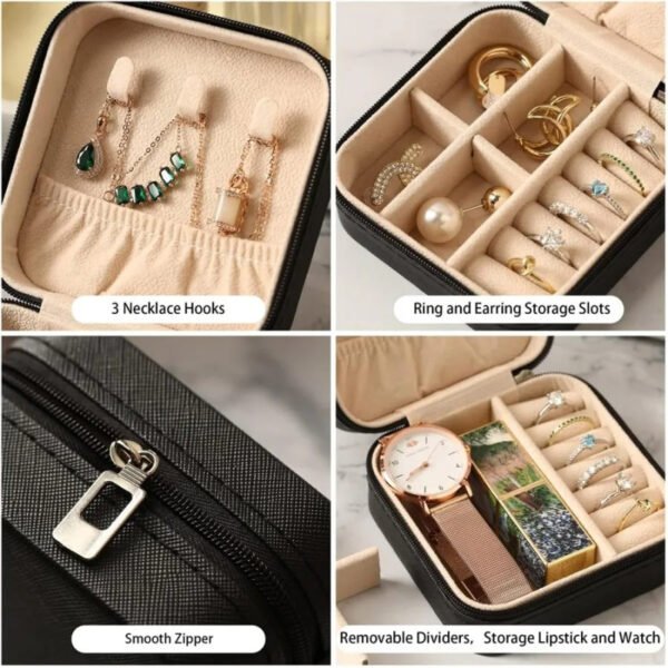 Small Jewelry Travel Case Small Travel Jewelry Organizer Premium Quality