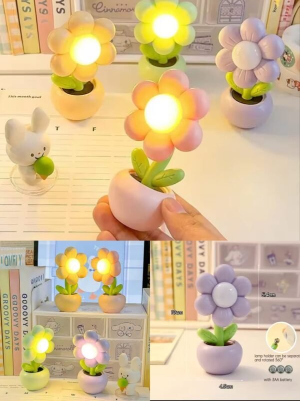 mini-led-flower-night-light-1 Small light flower night light