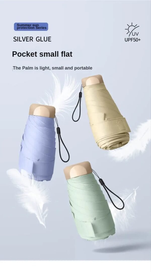 mini-pocket-umbrella-small-sun-rain-umbrella-vinyl-folding-umbrella-uv-ultraviolet-protection-sun-shade-pocket-parasol-capsule-colour-random-1 Small Pocket Umbrella Small Sun Rain Umbrella Vinyl Folding Umbrella UV Ultraviolet Protection Sun Shade Pocket Parasol