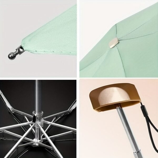 mini-pocket-umbrella-small-sun-rain-umbrella-vinyl-folding-umbrella-uv-ultraviolet-protection-sun-shade-pocket-parasol-capsule-colour-random-3 Small Pocket Umbrella Small Sun Rain Umbrella Vinyl Folding Umbrella UV Ultraviolet Protection Sun Shade Pocket Parasol