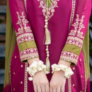 model2_fa3bb548-d173-4a19-b109-e8554d7fe64c.jpg Embroidered Lawn 3-Piece Unstitched Suit for Women - Magenta Pink Festive - view 2