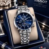 Men's Chronograph-Style Chain Watch - Multi-Dial Face - photo 2