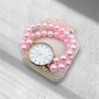 Ladies Pearl Strap Watch - Double-Layer Beaded Bracelet - photo 5