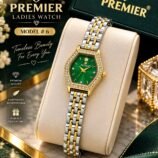 Ladies Hexagonal Crystal Bezel Chain Watch - photo 3