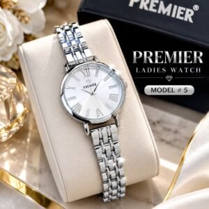 Ladies Slim Roman Dial Chain Watch - Classic Everyday Watch – roman dial
