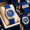 Men's Chronograph-Style Sports Watch - Power Lock Strap