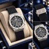 Men's Skeleton Dial Sports Watch - Power Lock Strap