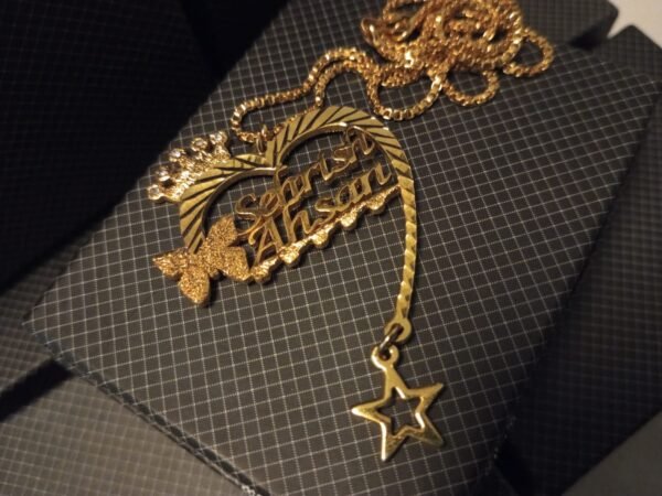 Heart Hanging Necklace - Gold-Plated Fashion Jewelry