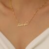 Love Heart Necklace - Gold-Plated Fashion Jewelry