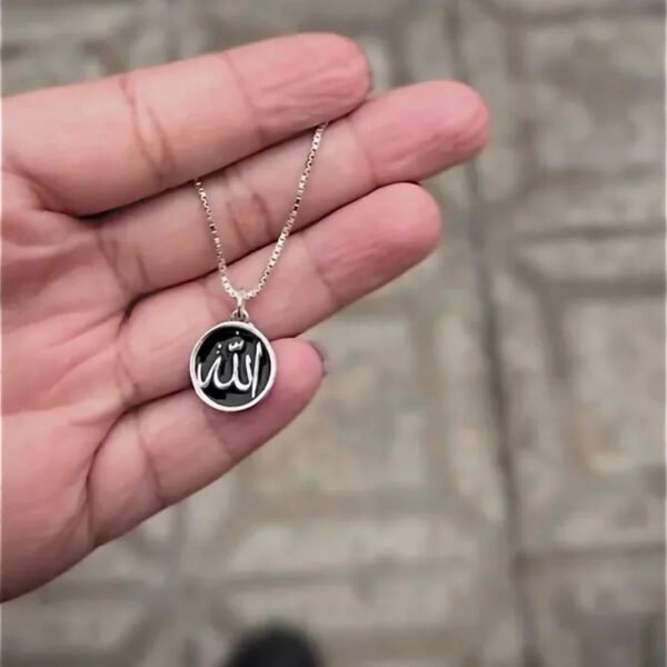 Allah Stone Necklace Swt - Gold-Plated Fashion Jewelry