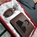 Picture Name Wallet Keychain - Personalized Engraved Jewelry