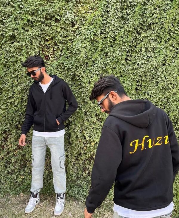 Men's Customize Zipper Hoodie - Premium Cotton Casual Wear