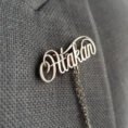 Chain Name Brooch Product - Quality Fashion Product