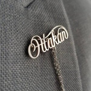 Chain Name Brooch Product - Quality Fashion Product