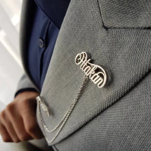 Chain Name Brooch Product - Quality Fashion Product