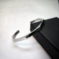 Men Hexagon Adjustable Bangle - Gold-Plated Fashion Jewelry