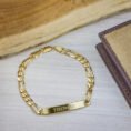 Engraved Mens Bracelet - Personalized Engraved Jewelry
