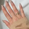 Starlit Arabic Name Ring - Personalized Engraved Jewelry