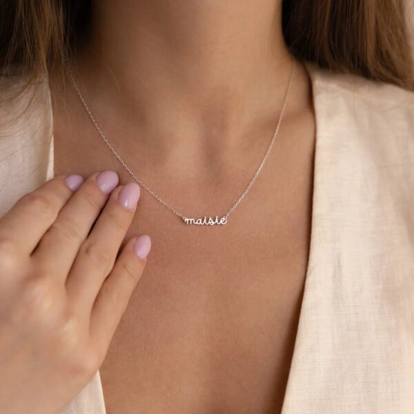 Miniature Name Pendant - Personalized Engraved Jewelry
