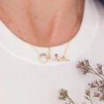 Sparkling Arabic Name Necklace - Personalized Engraved Jewelry