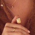 Envelope Message Necklace - Gold-Plated Fashion Jewelry