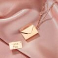 Envelope Message Necklace - Gold-Plated Fashion Jewelry