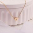 Heart Initial Necklace - Personalized Engraved Jewelry