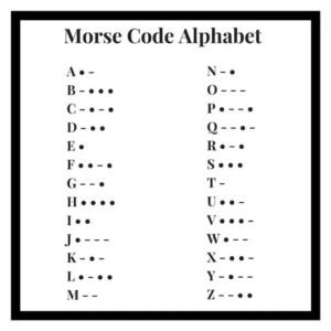 Personalise Morse Code Necklace - Personalized Engraved Jewelry