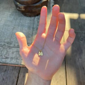 Tiny Initials Necklace - Personalized Engraved Jewelry
