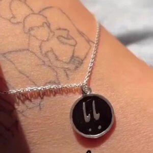 Arabic Calligraphy Stone Necklace - Gold-Plated Fashion Jewelry