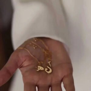ms-9004617138353-1 Noor Harf Urdu Pendant - Personalized Engraved Jewelry