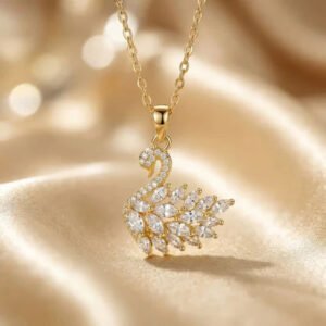Viral Swan Necklace - Gold-Plated Fashion Jewelry