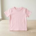 Kids T-Shirt Baby Pink - Soft Cotton Comfortable Wear