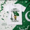 Pakistan Independence Day T-Shirt Design 12 - Patriotic Azadi Custom Tee