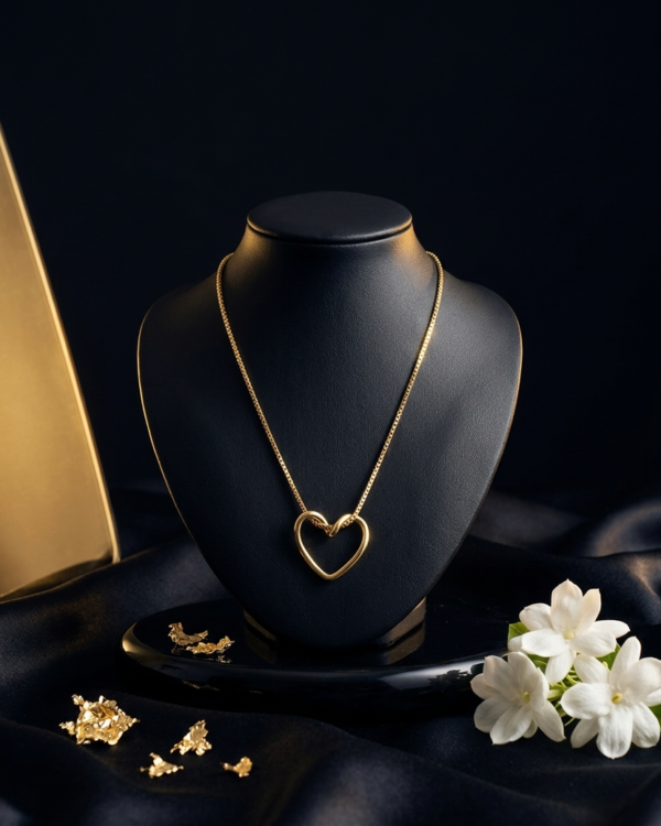 Forever Tied Heart Pendant - Gold-Plated Fashion Jewelry