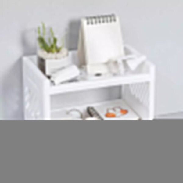 multipurpose-double-layer-storage-rack-desk-organizer-shelf-5