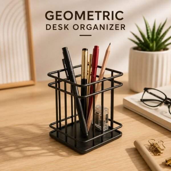 Multipurpose geometric Storage Holder Stylish Space Saving - Durable Design